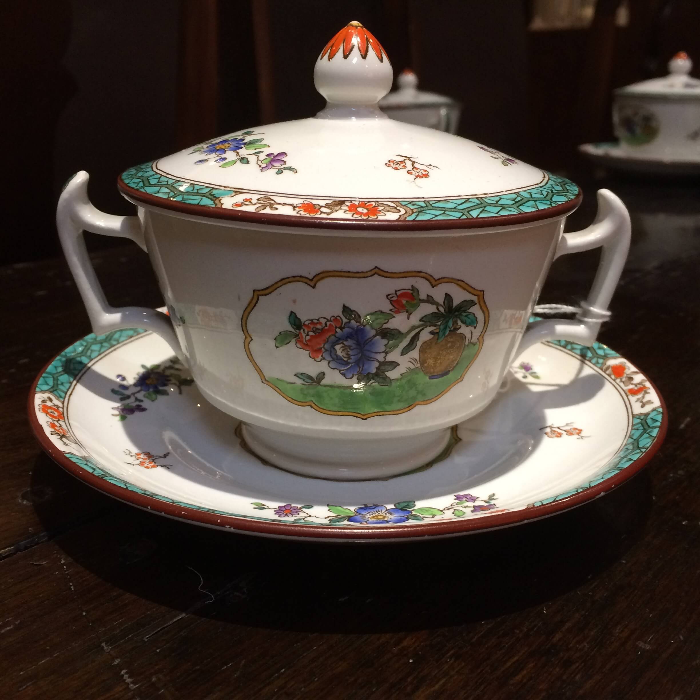 Set of six Copeland Spode Lidded Dishes